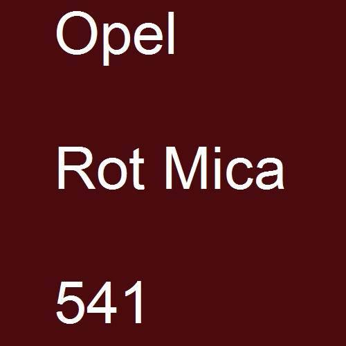 Opel, Rot Mica, 541.